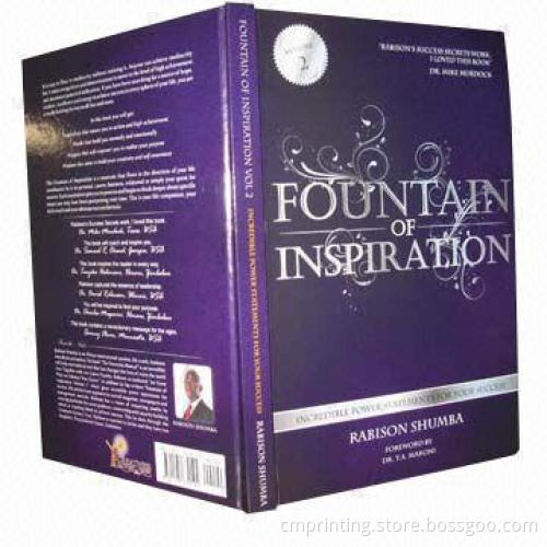 Hardcover Book Printing, 105gsm Artpaper, Embossed on Cover